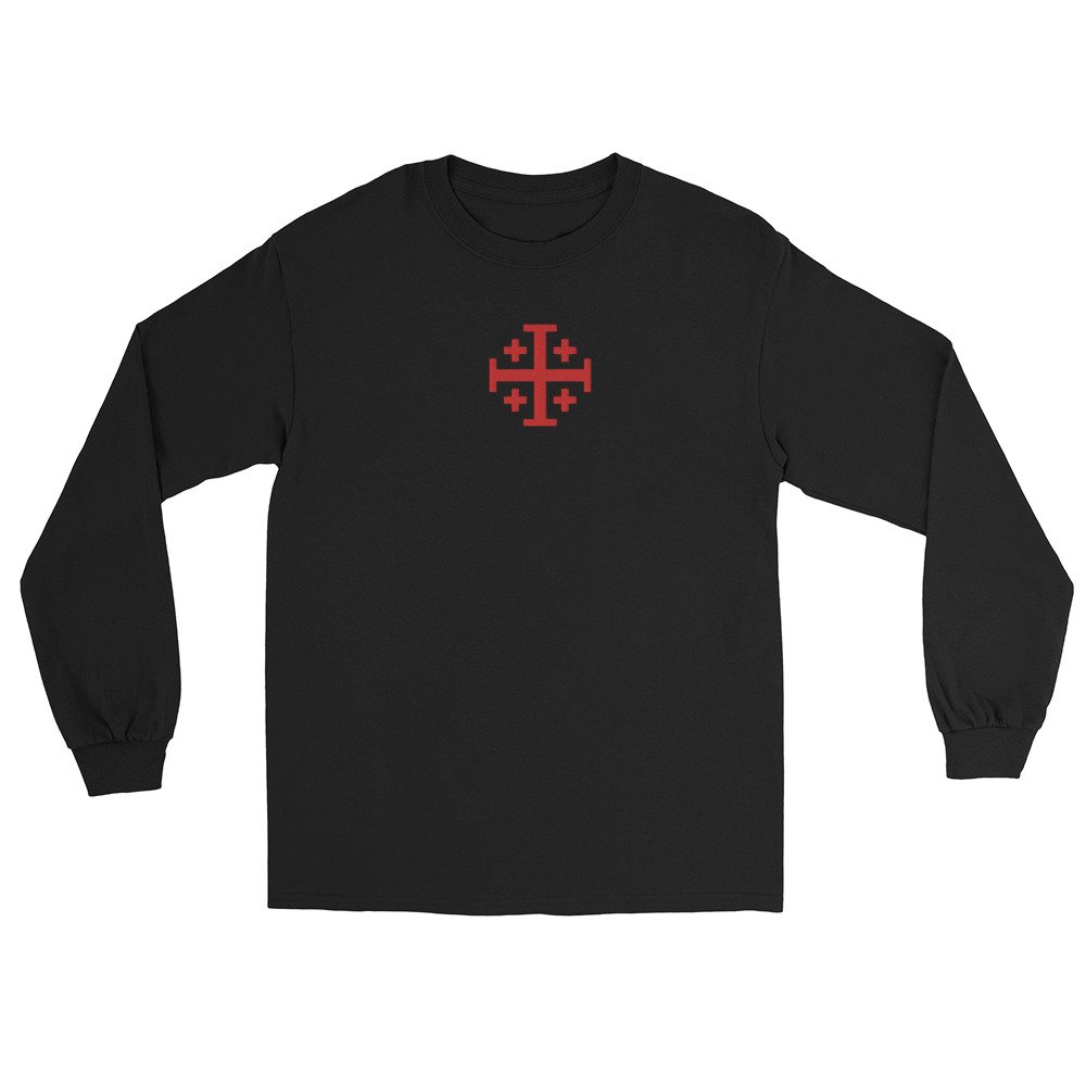 Long Sleeve Shirt Jerusalém Croix (Embroidery) mod.A9V5C3