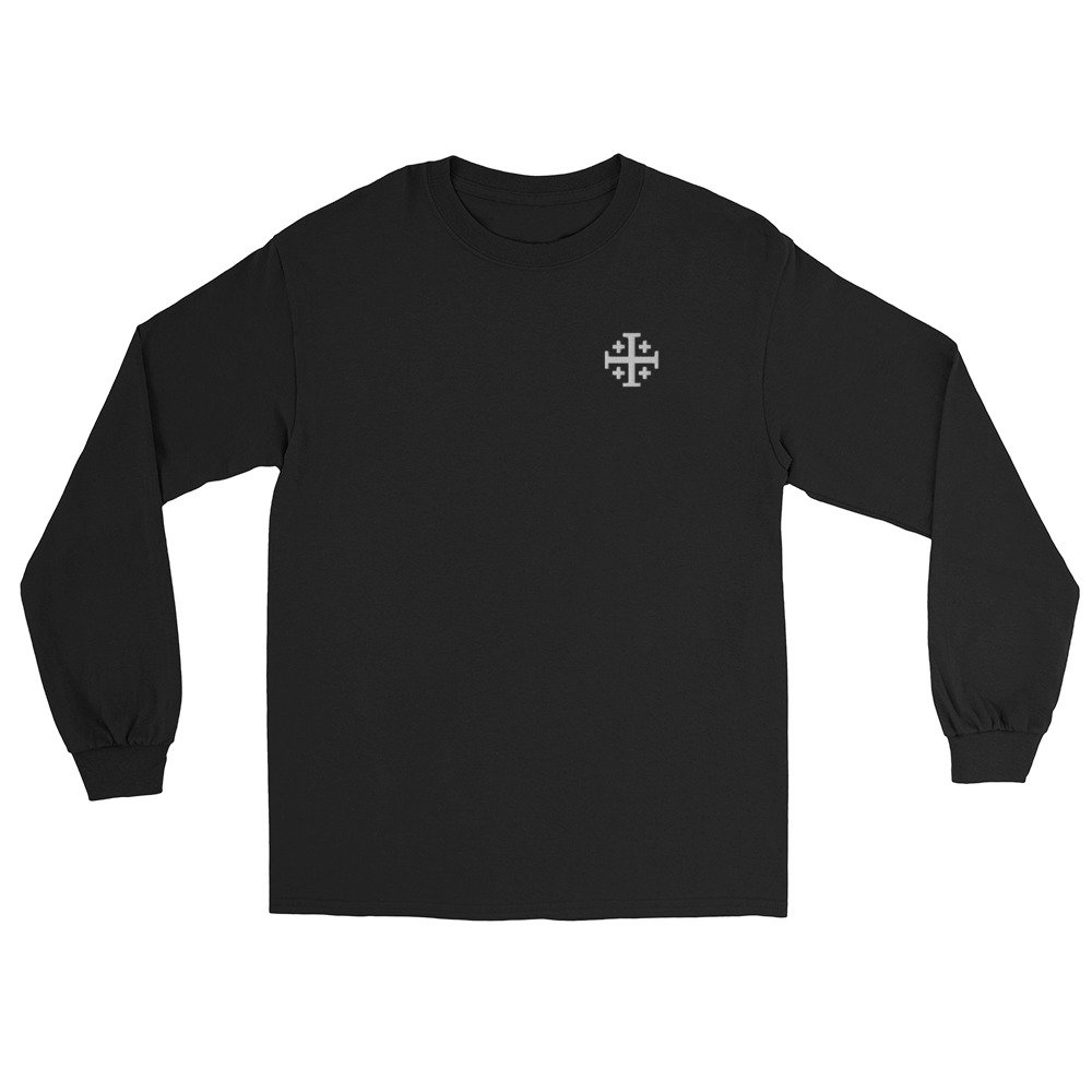 Long Sleeve Shirt Jerusalem Crux mod.245367 (Embroidery)