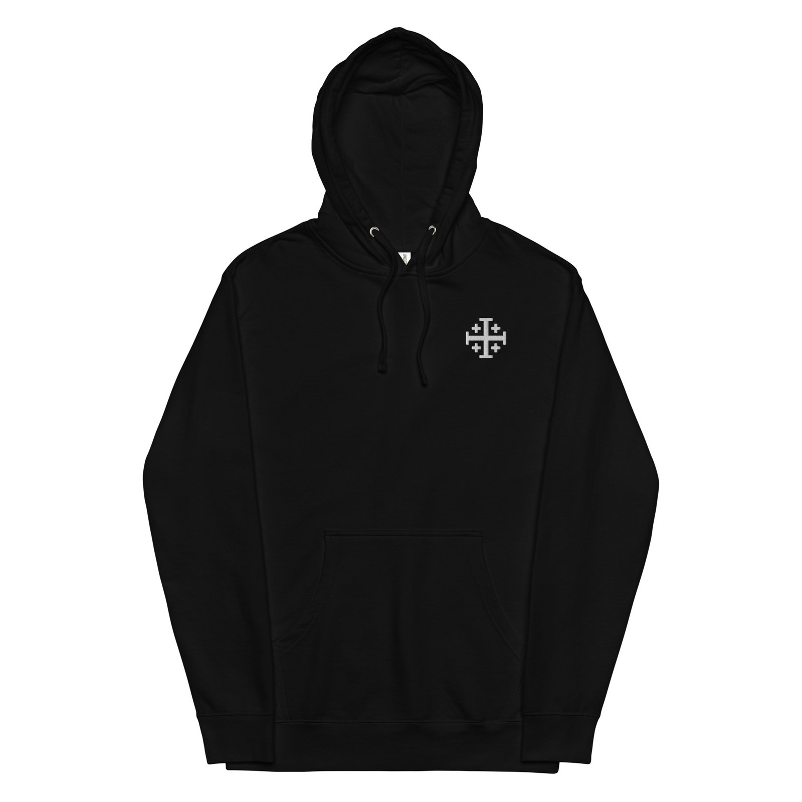 Midweight hoodie Jerusalem Crux mod.869325 (Embroidery)