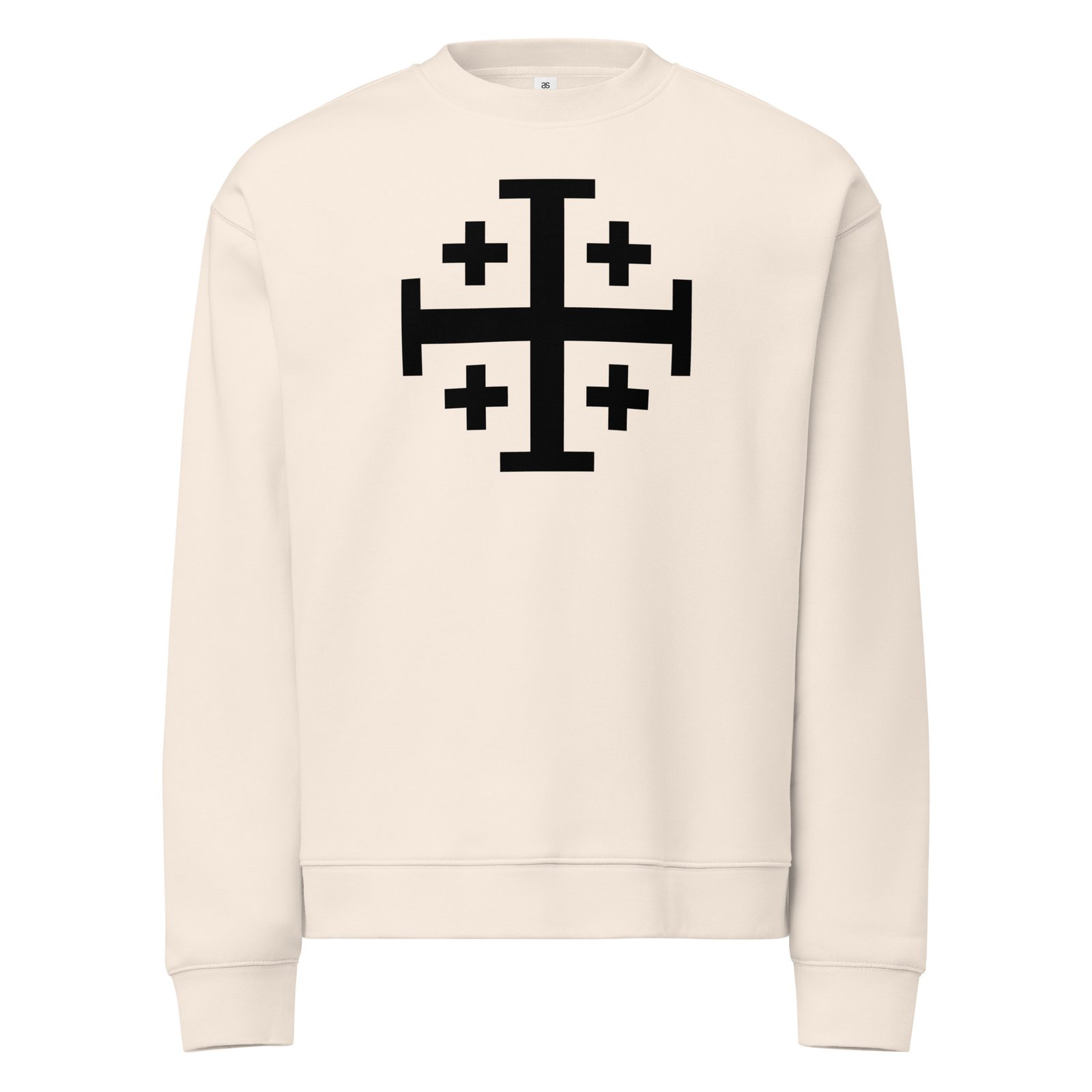 Relax crew neck sweatshirt Jerusalem Crux mod.563829